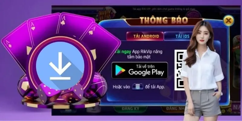 Tải Rikvip Android đưa bạn đến thế giới trò chơi đầy hấp dẫn